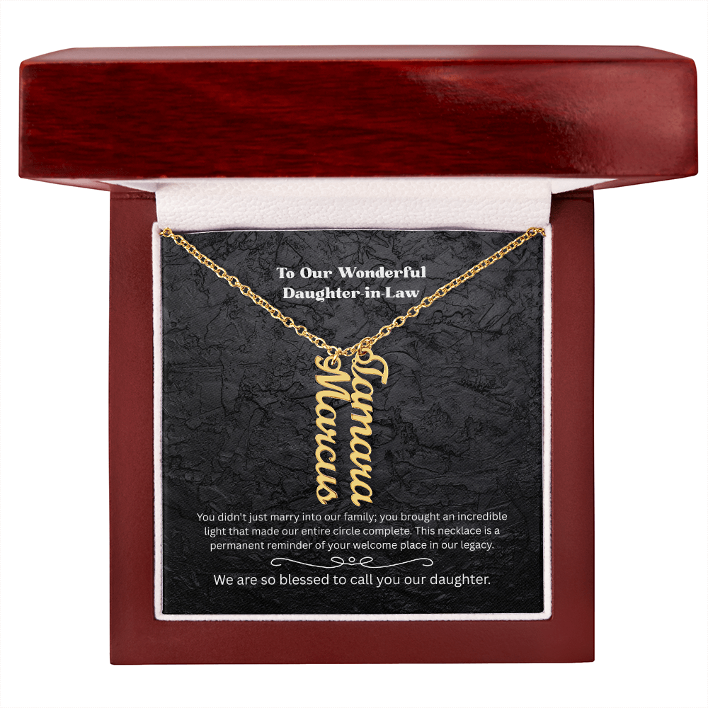 The "Welcomed to the Family" Multi-Name Necklace