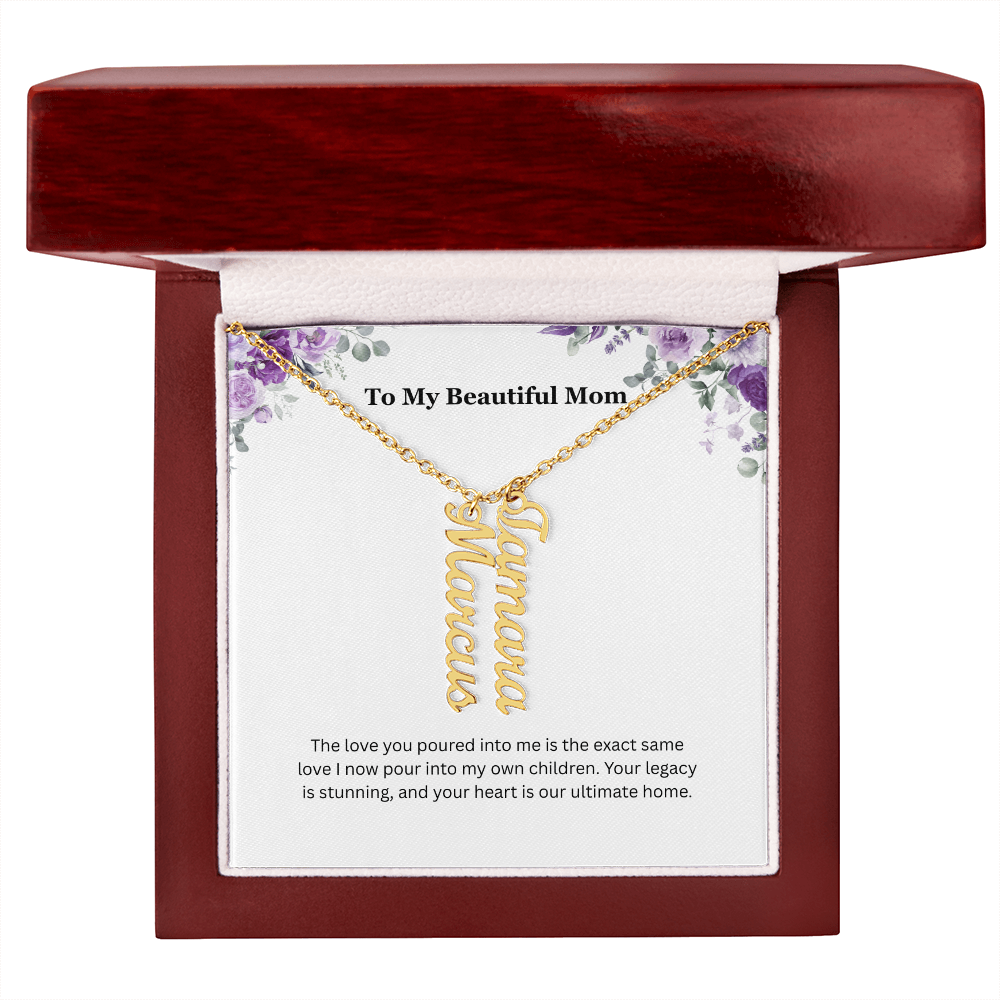 The "Matriarch Legacy" Multi-Name Necklace for Grandma
