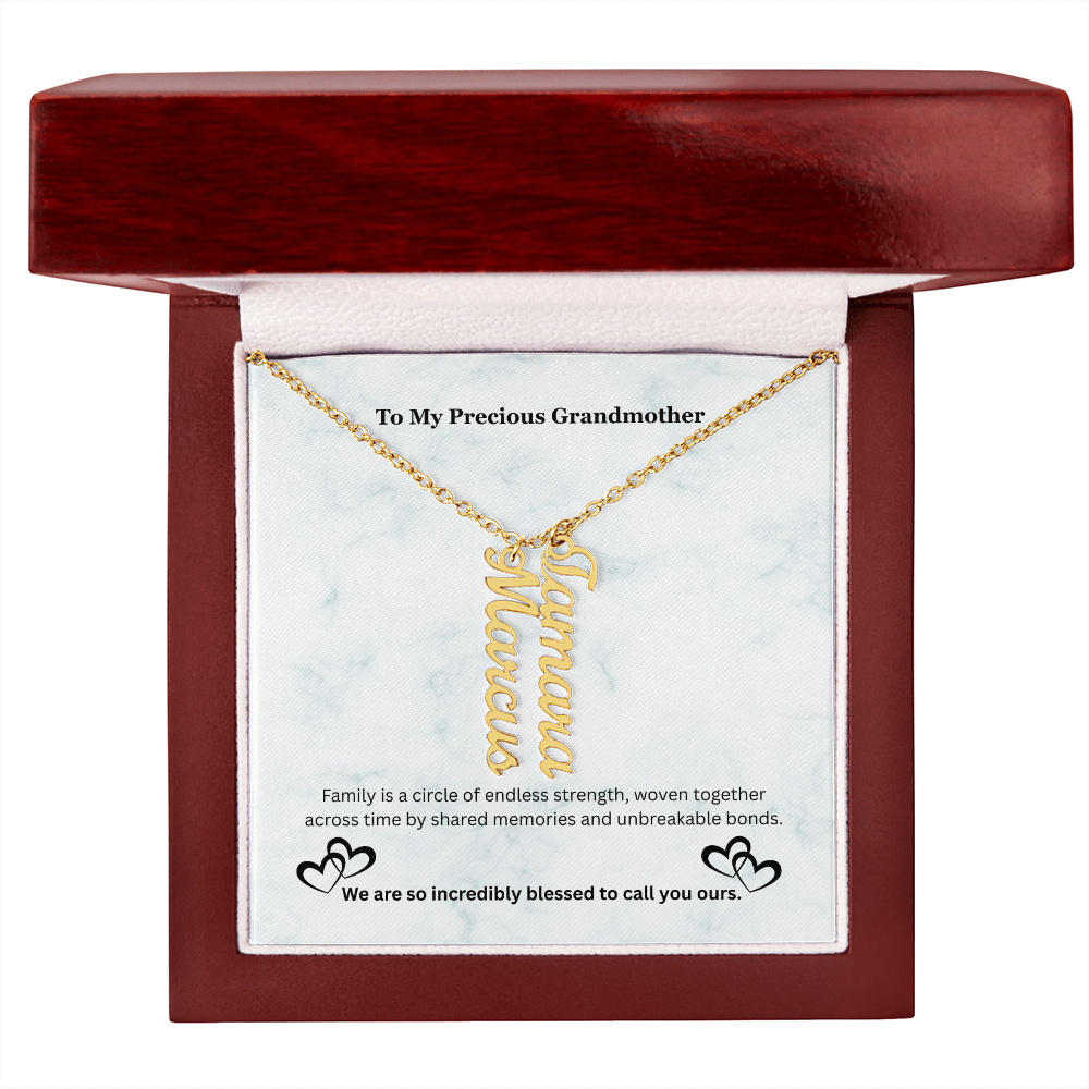 The "Generational Crest" Custom Multi-Bar Pendant