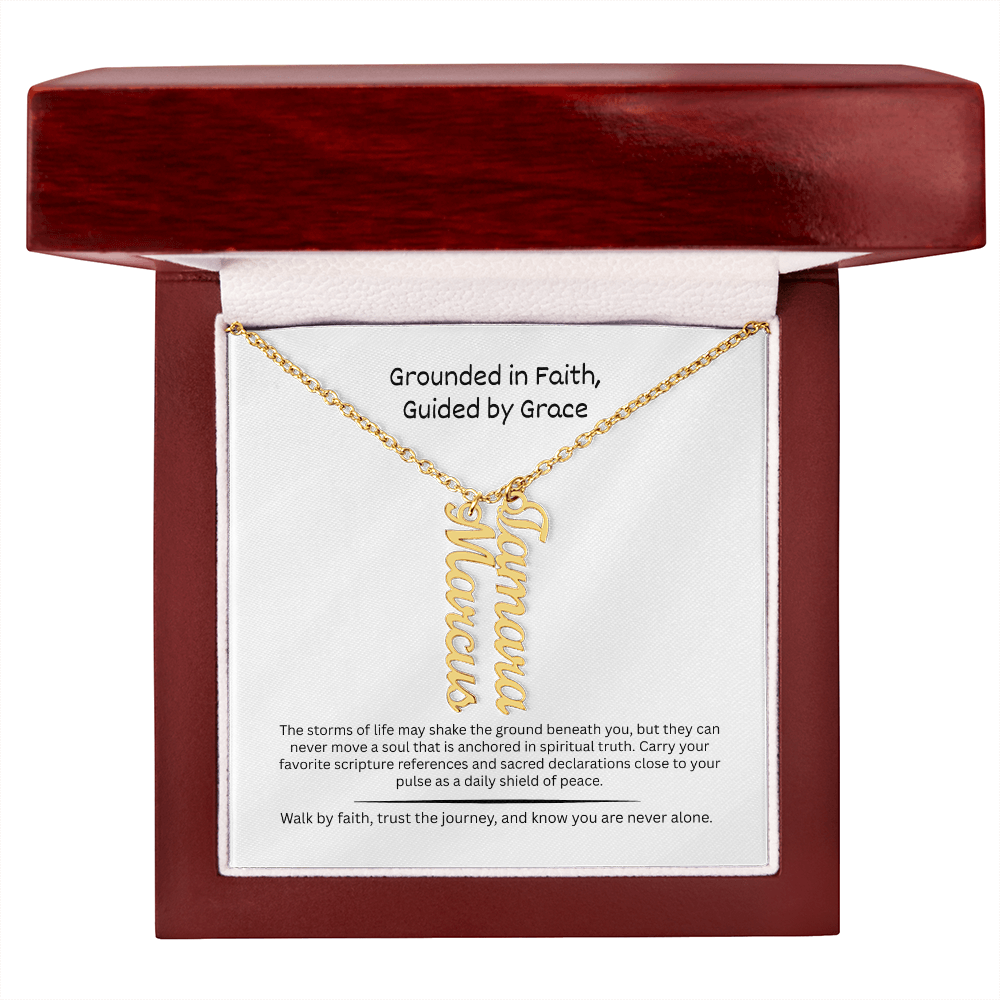 The "Tri-Faith Devotion" Personalized Scripture Necklace