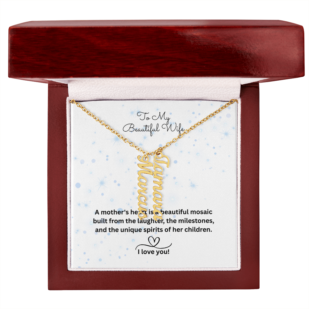 The "Mama's World" Custom Multi-Name Necklace