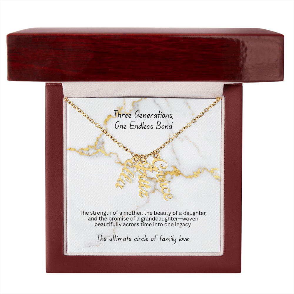 The "Three Generations" Custom Multi-Bar Necklace