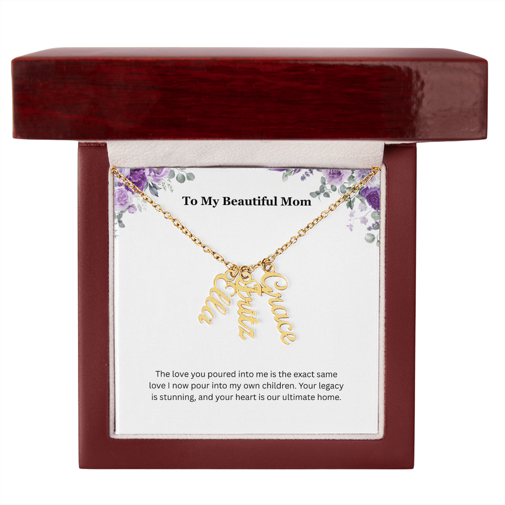 The "Matriarch Legacy" Multi-Name Necklace for Grandma