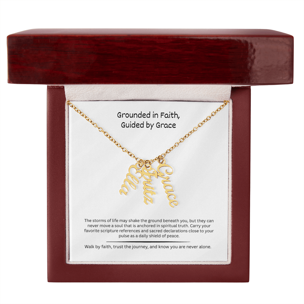 The "Tri-Faith Devotion" Personalized Scripture Necklace