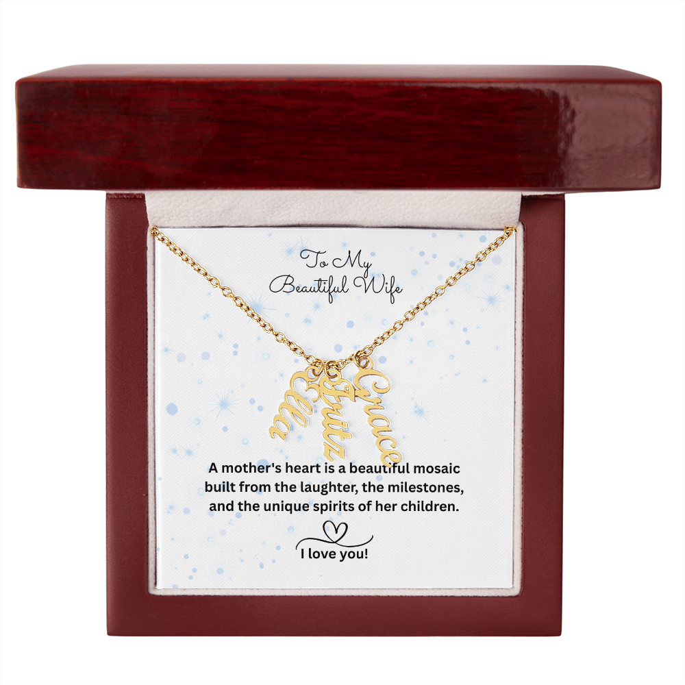 The "Mama's World" Custom Multi-Name Necklace