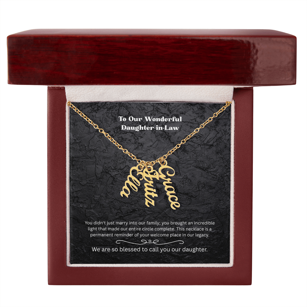The "Welcomed to the Family" Multi-Name Necklace