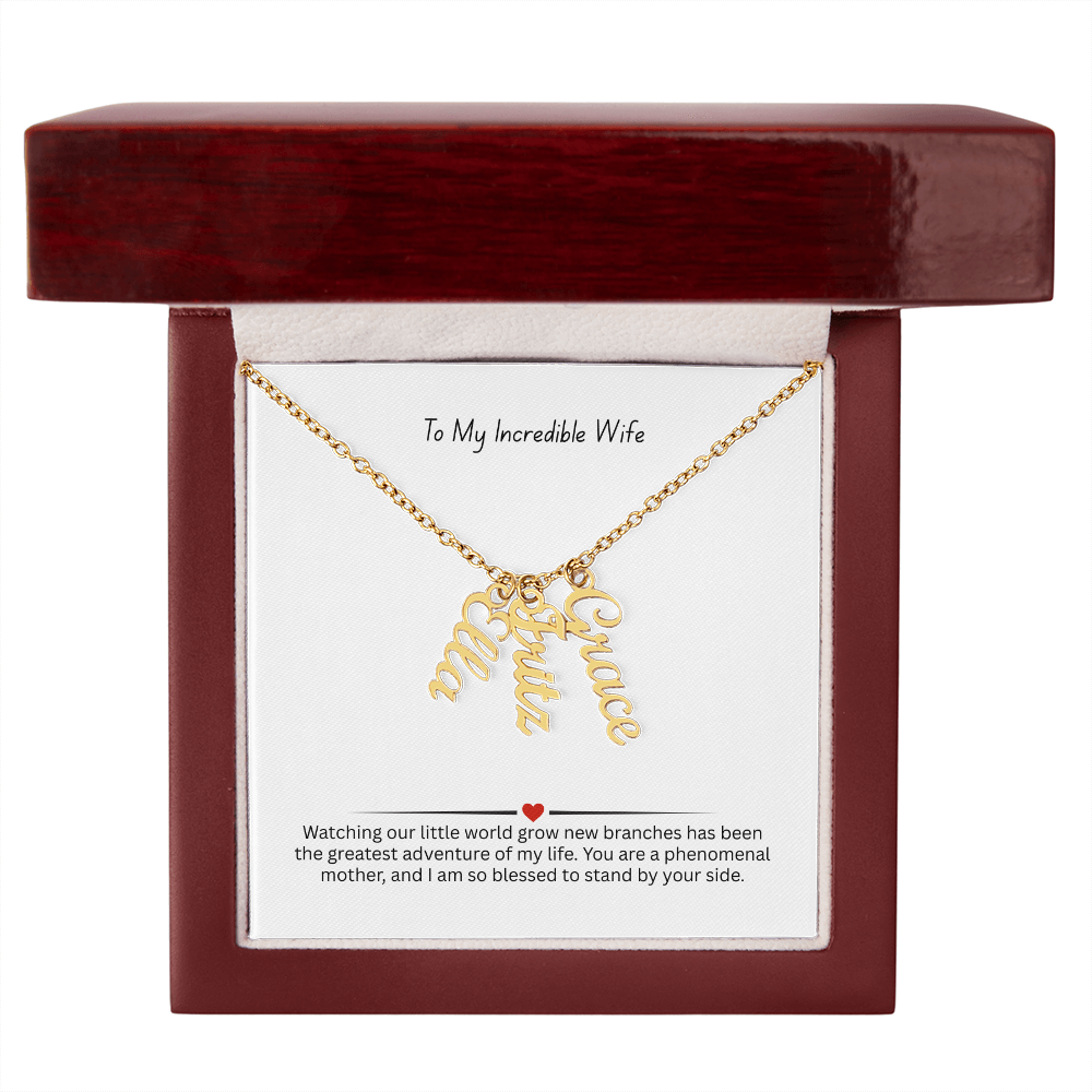 The "Growing Family" Custom Multi-Name Necklace