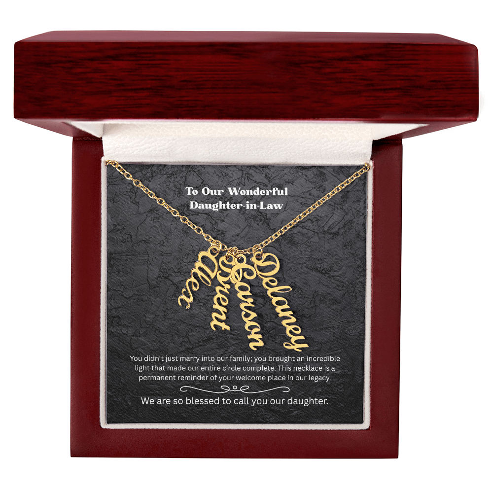The "Welcomed to the Family" Multi-Name Necklace
