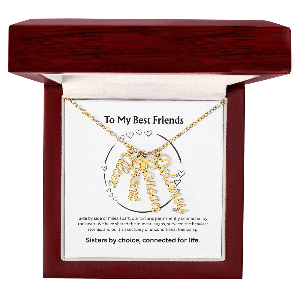 The "Best Friends Pack" Multi-Bar Name Necklace