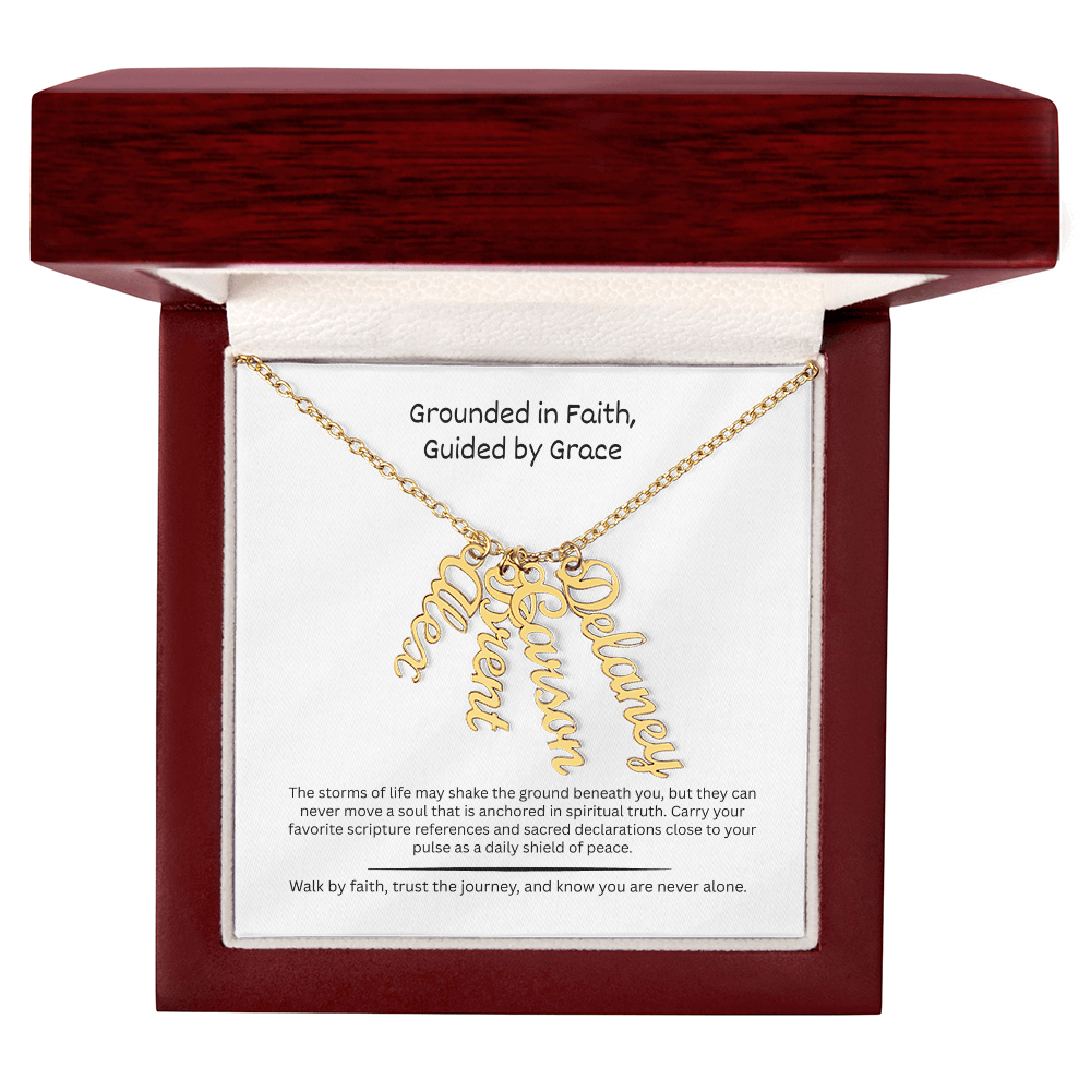 The "Tri-Faith Devotion" Personalized Scripture Necklace