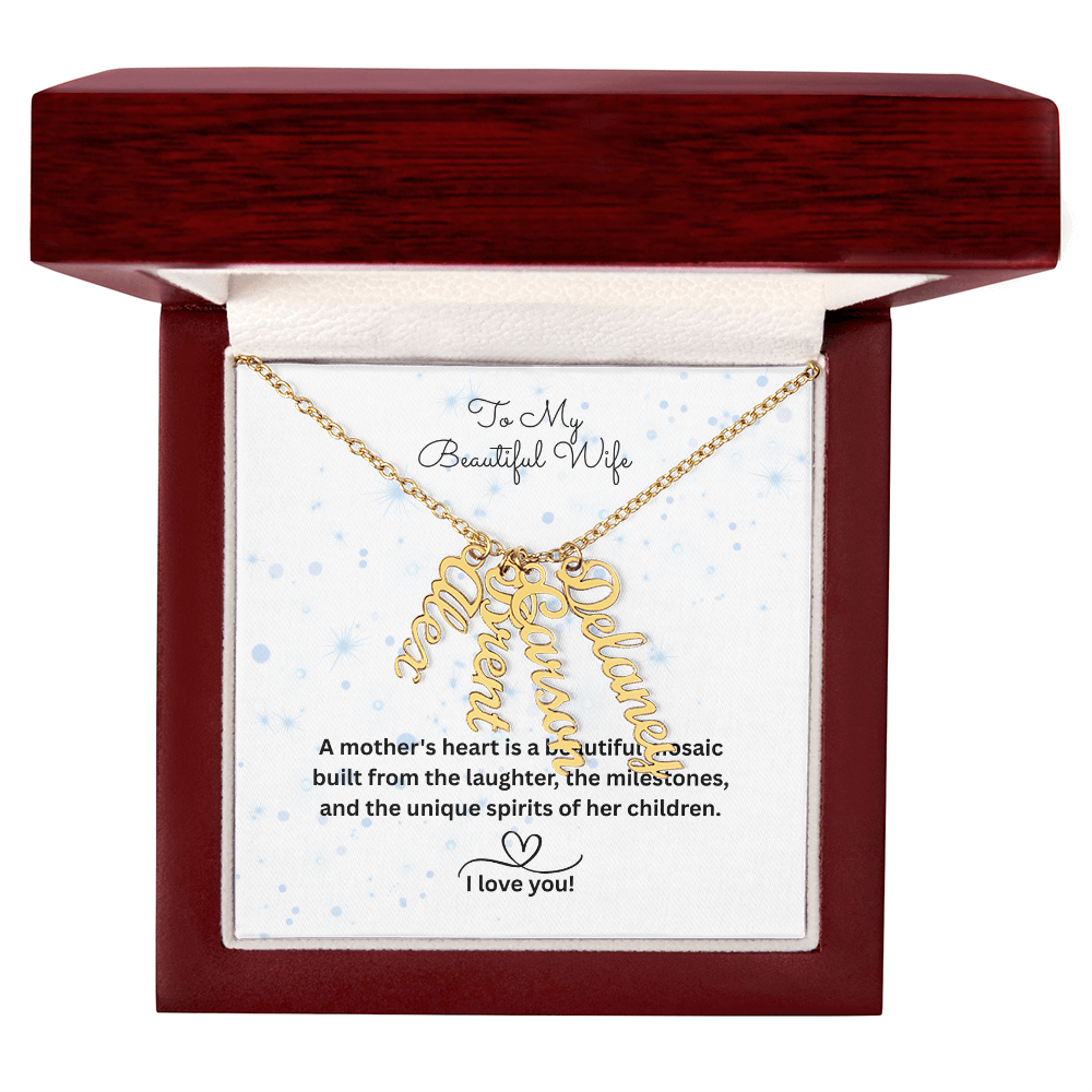 The "Mama's World" Custom Multi-Name Necklace