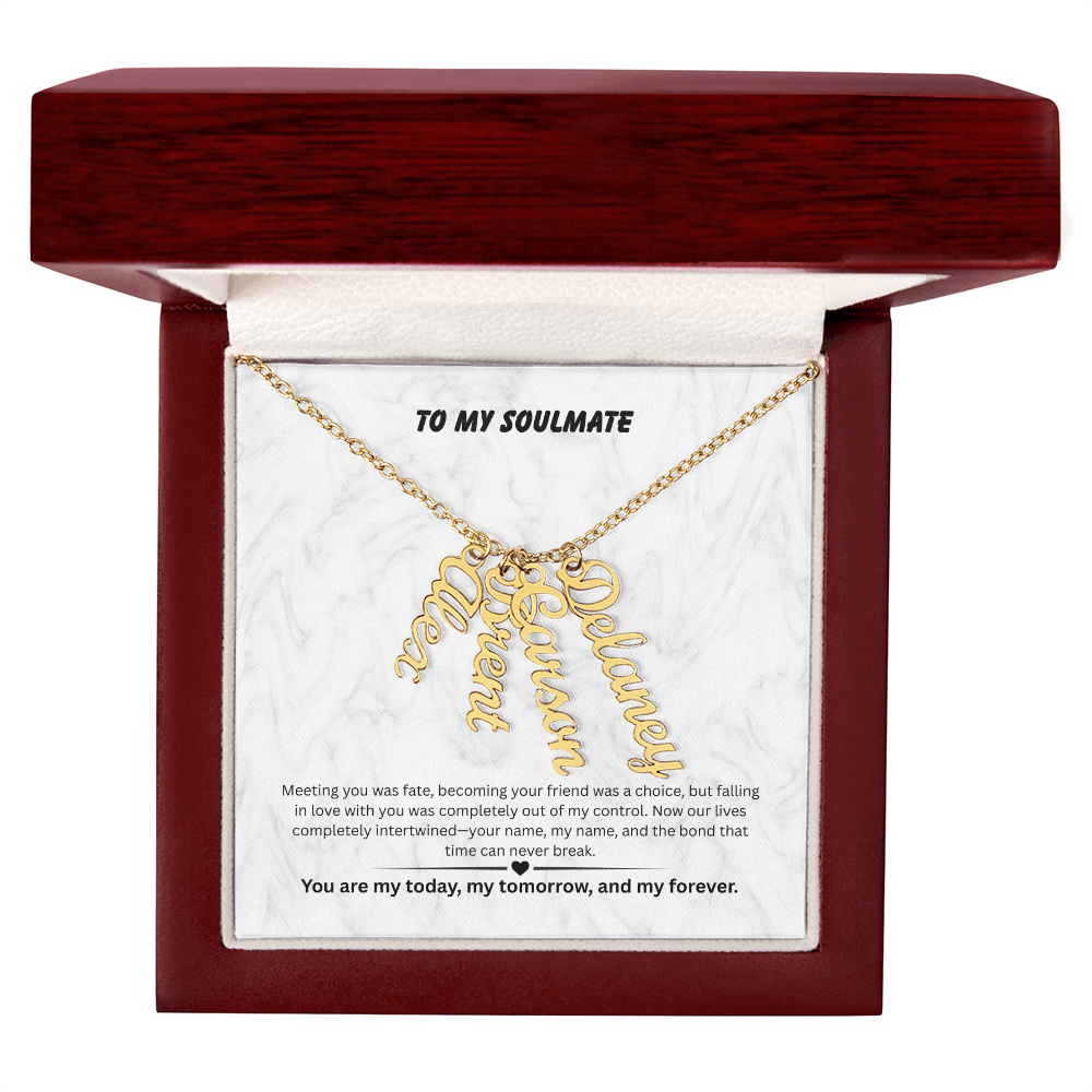 The "Couples Intertwined" Custom Multi-Bar Necklace
