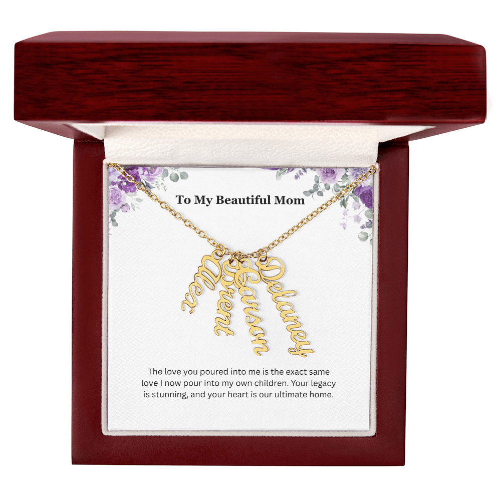 The "Matriarch Legacy" Multi-Name Necklace for Grandma