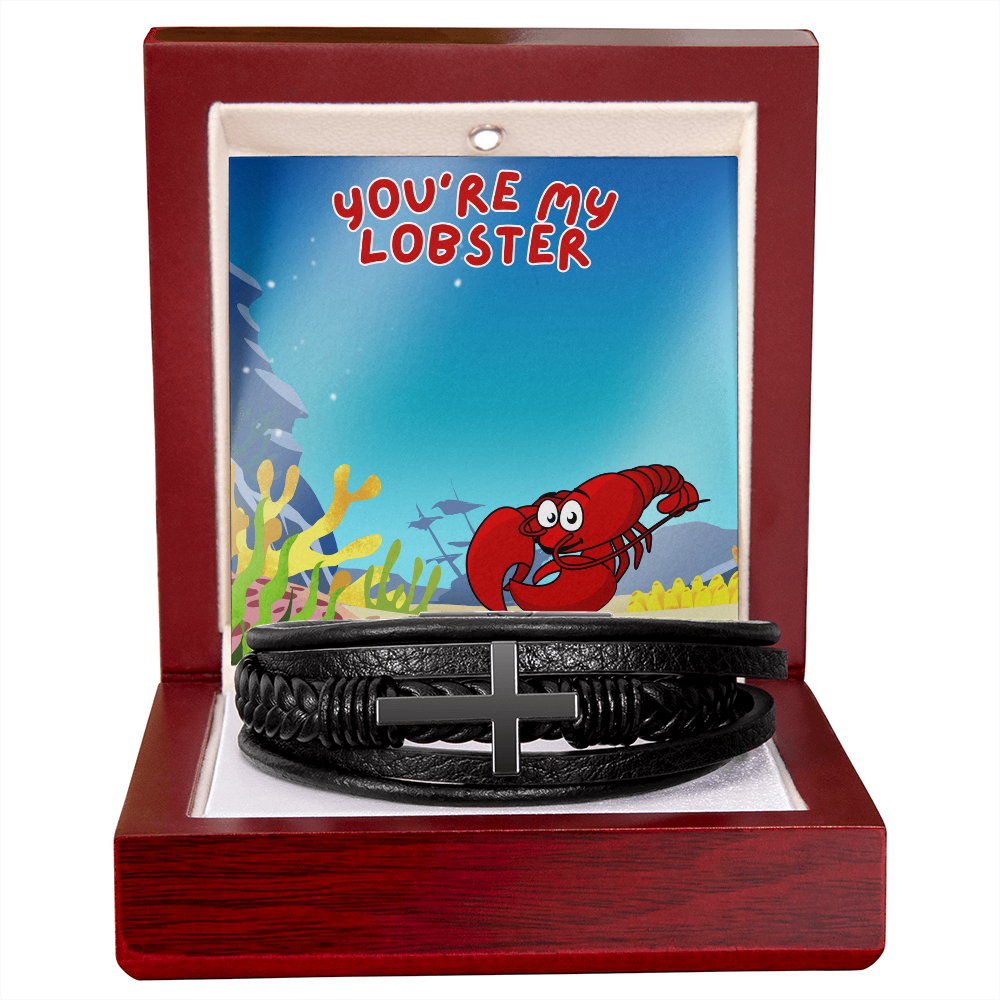 Love - You're my lobster - Men's Cross Bracelet
