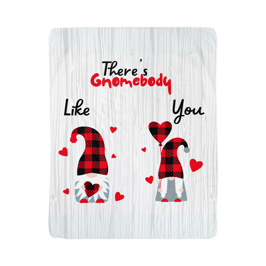 Gnome - There's Gnomebody - Sherpa Fleece Blanket