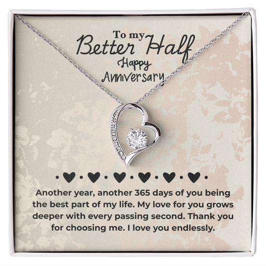 Better Half - Another year - Forever Love Necklace
