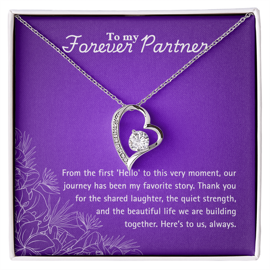 Forever Partner - Hello - Forever Love Necklace