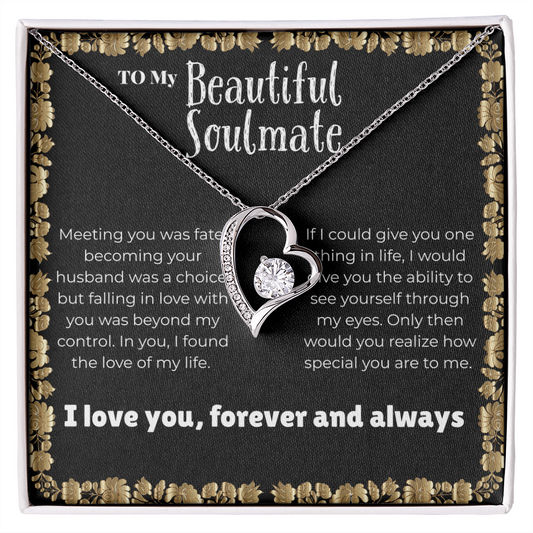 Soulmate - Meeting you - Forever Love Necklace