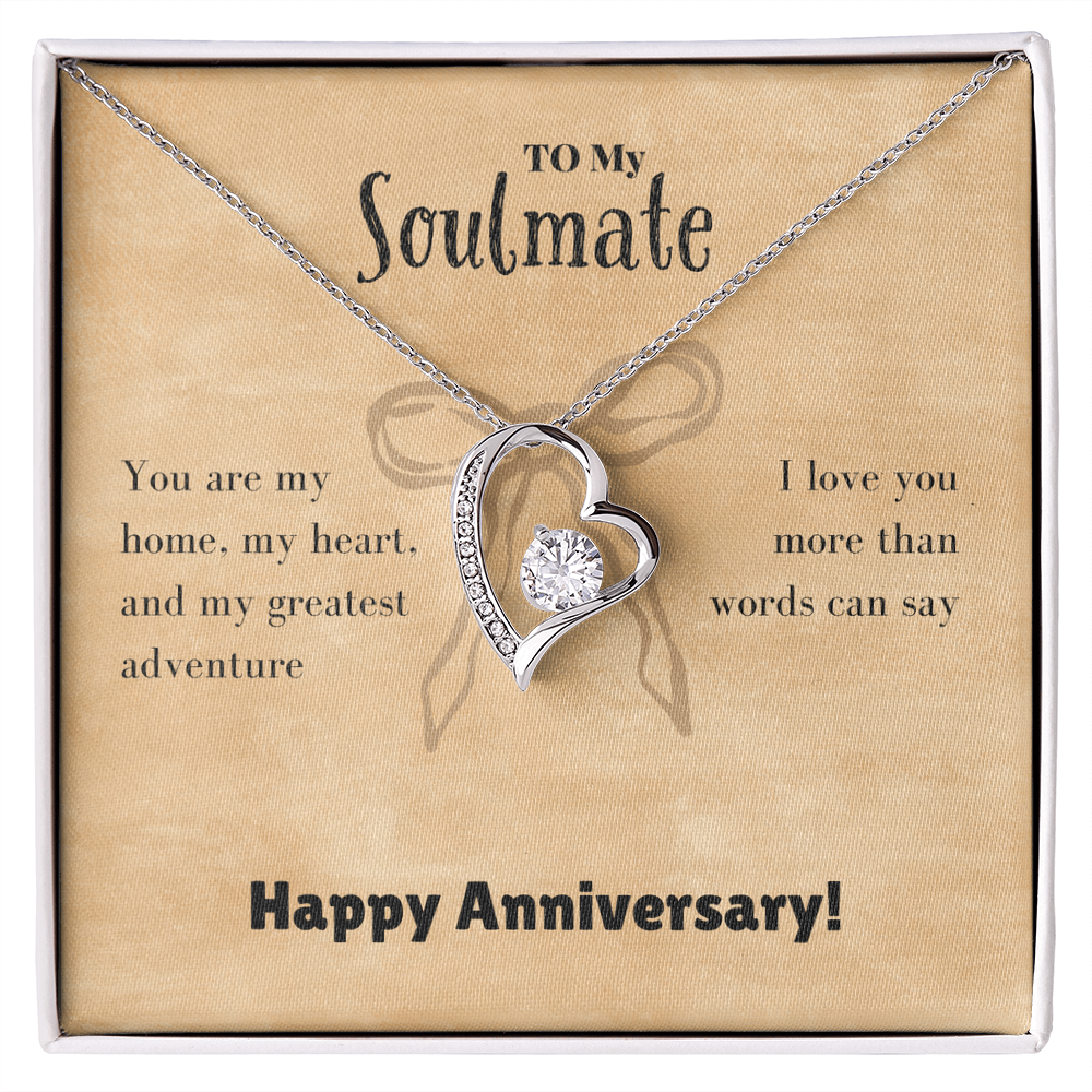 Soulmate - You are my home - Forever Love Necklace