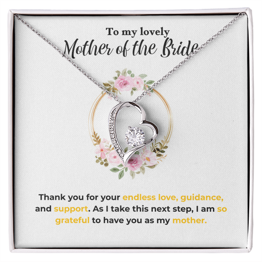 Mother of the Bride - Endless love - Forever Love Necklace