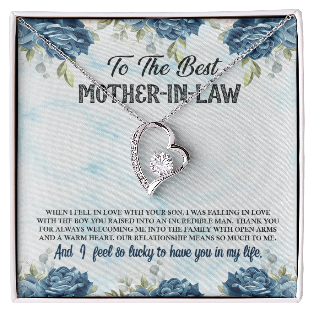 To Mother In Law - When I fell in love - Forever Love Necklace