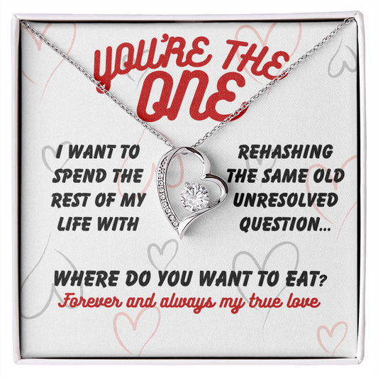 Love - I want to spend - Forever Love Necklace