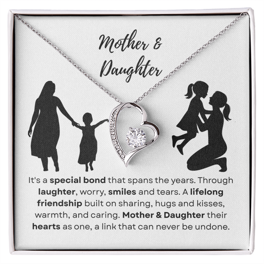 Mother & Daughter - A special bond - Forever Love Necklace