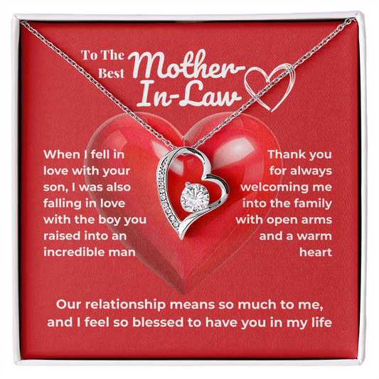 Mother in law - When I fell - Forever Love Necklace