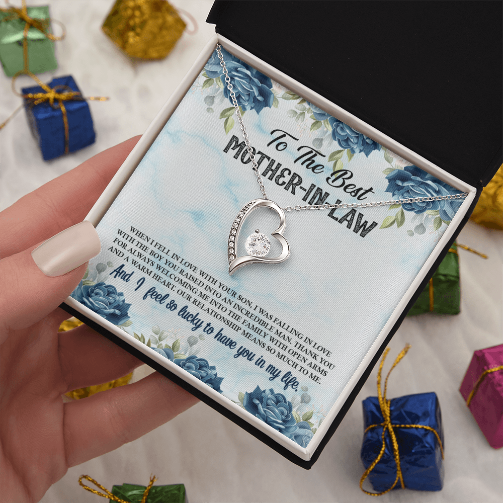 To Mother In Law - When I fell in love - Forever Love Necklace