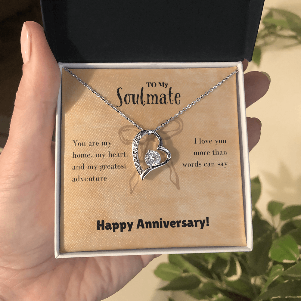 Soulmate - You are my home - Forever Love Necklace