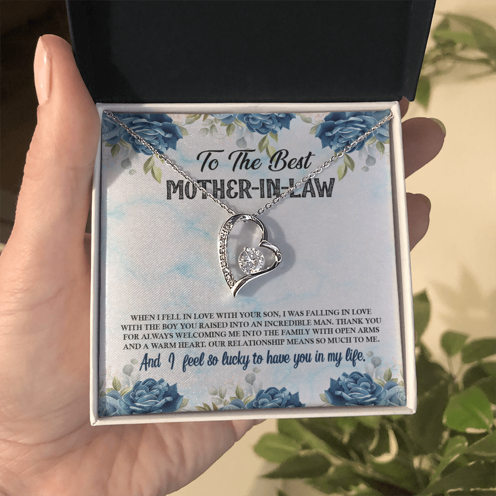 To Mother In Law - When I fell in love - Forever Love Necklace