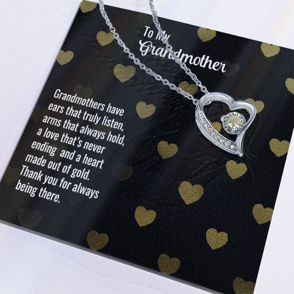 Grandmother - Grandmothers have - Forever Love Necklace