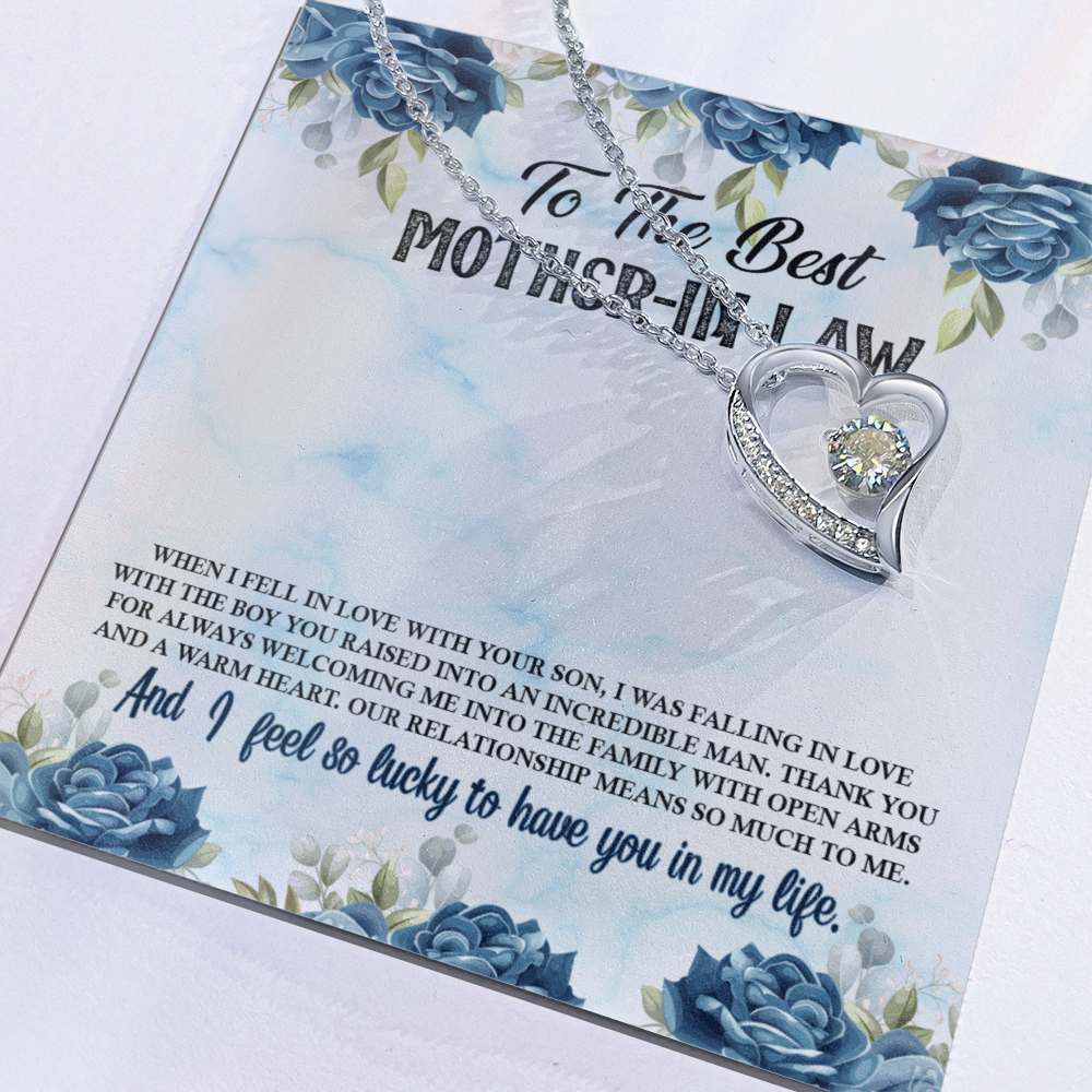 To Mother In Law - When I fell in love - Forever Love Necklace