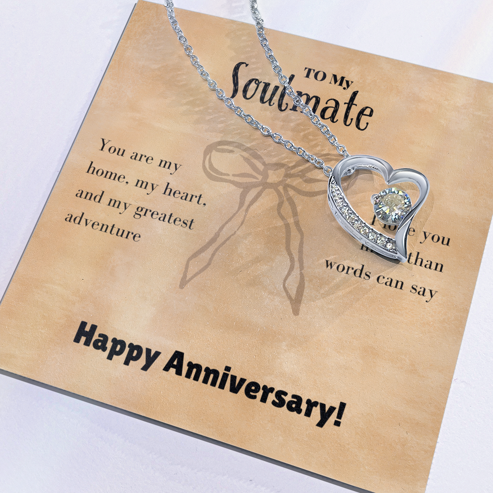 Soulmate - You are my home - Forever Love Necklace