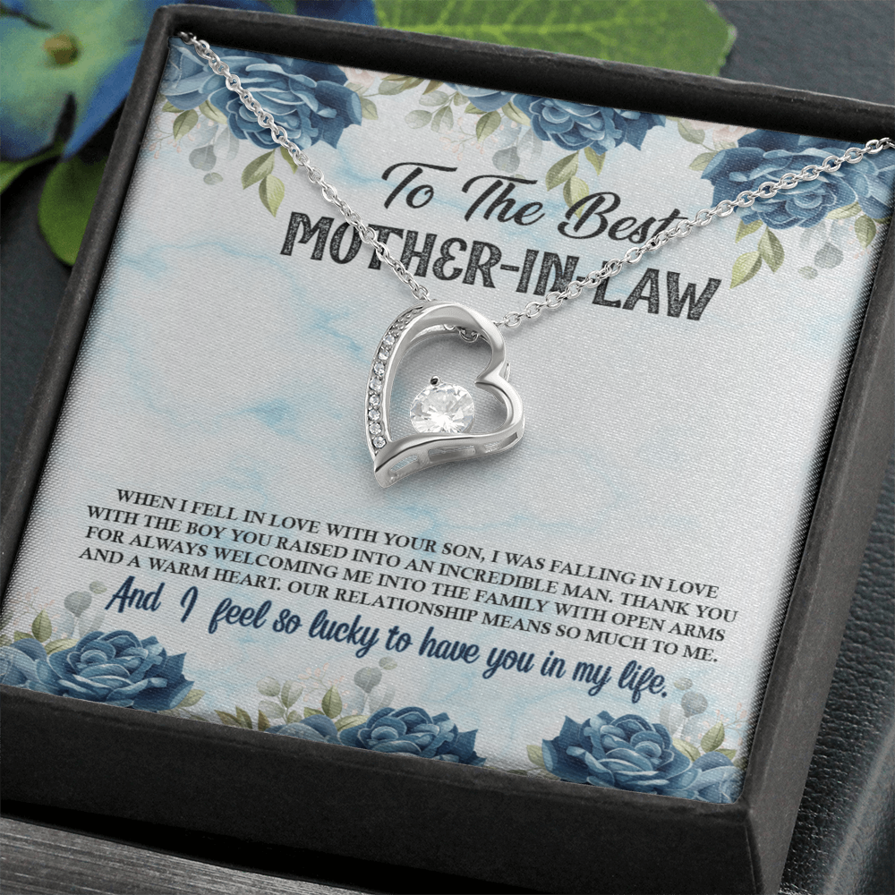 To Mother In Law - When I fell in love - Forever Love Necklace