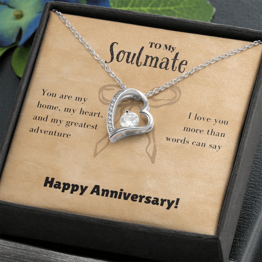 Soulmate - You are my home - Forever Love Necklace