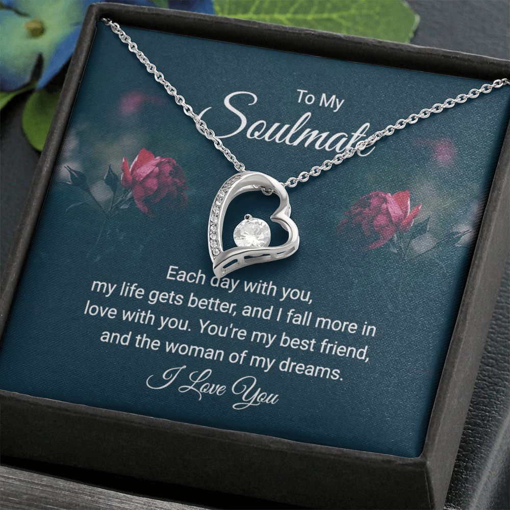 To Soulmate - Each day with you - Forever Love Necklace
