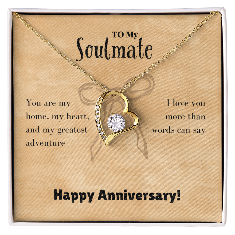 Soulmate - You are my home - Forever Love Necklace