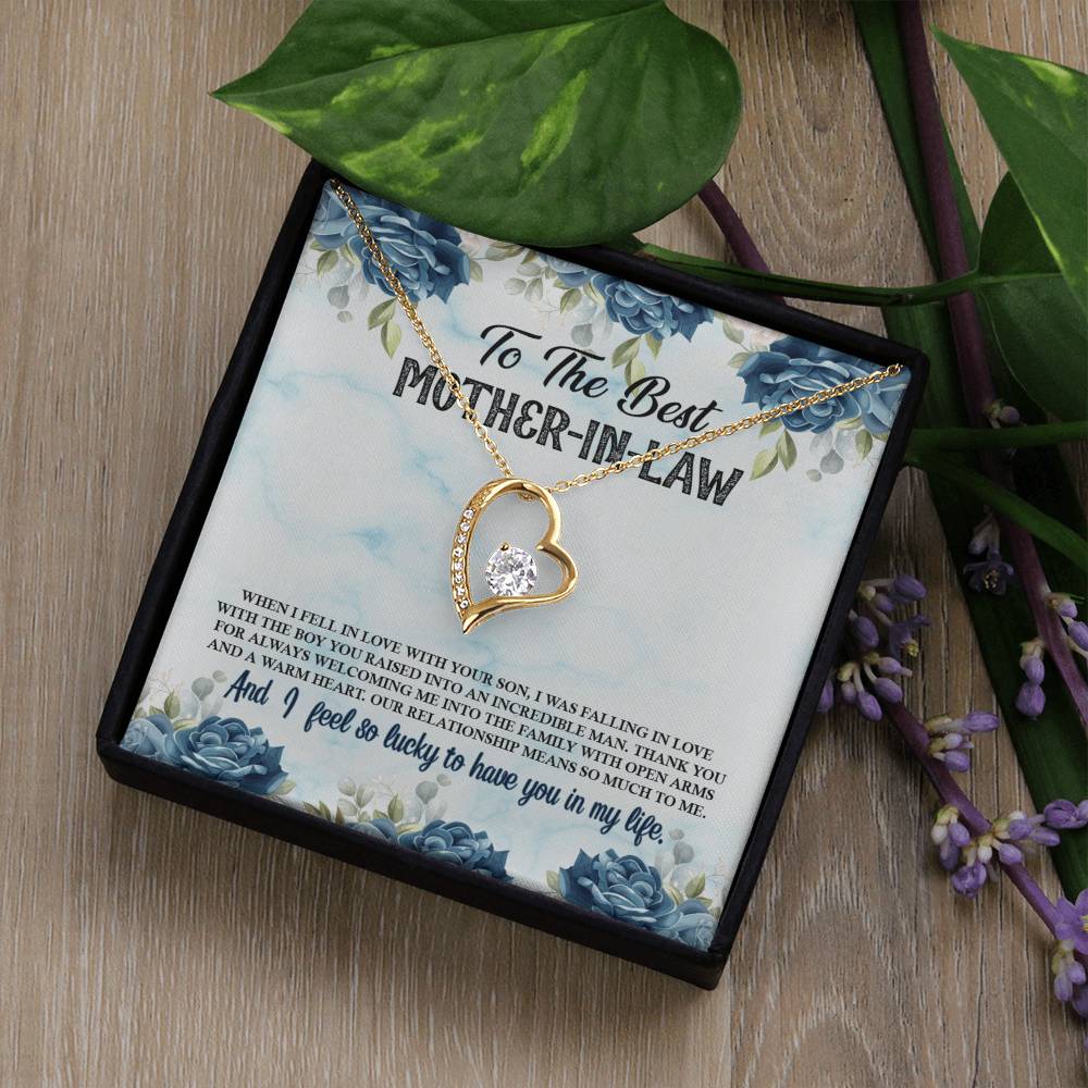 To Mother In Law - When I fell in love - Forever Love Necklace