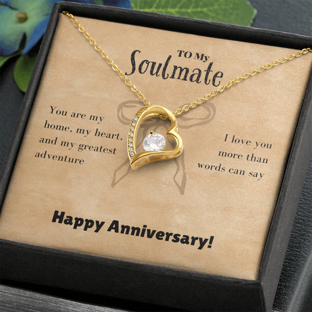 Soulmate - You are my home - Forever Love Necklace