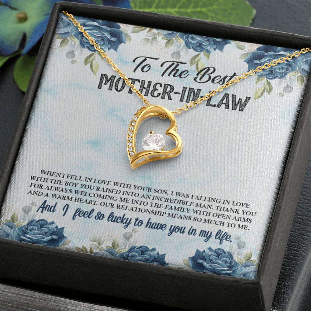 To Mother In Law - When I fell in love - Forever Love Necklace