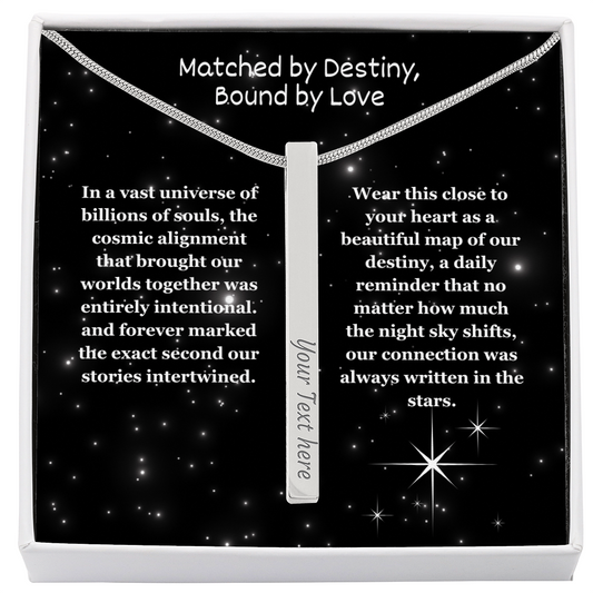 The "Written In The Stars" Custom 4-Sided Zodiac Necklace
