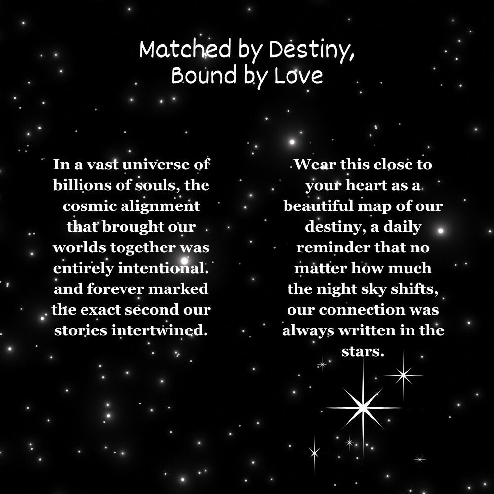 The "Written In The Stars" Custom 4-Sided Zodiac Necklace