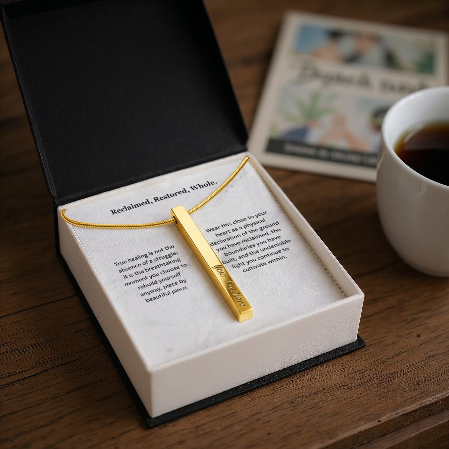 The "Self-Reclamation" Personalized Vertical Healing Necklace