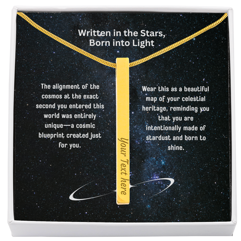 The "Astrological Alignment" Custom 4-Sided Zodiac Necklace