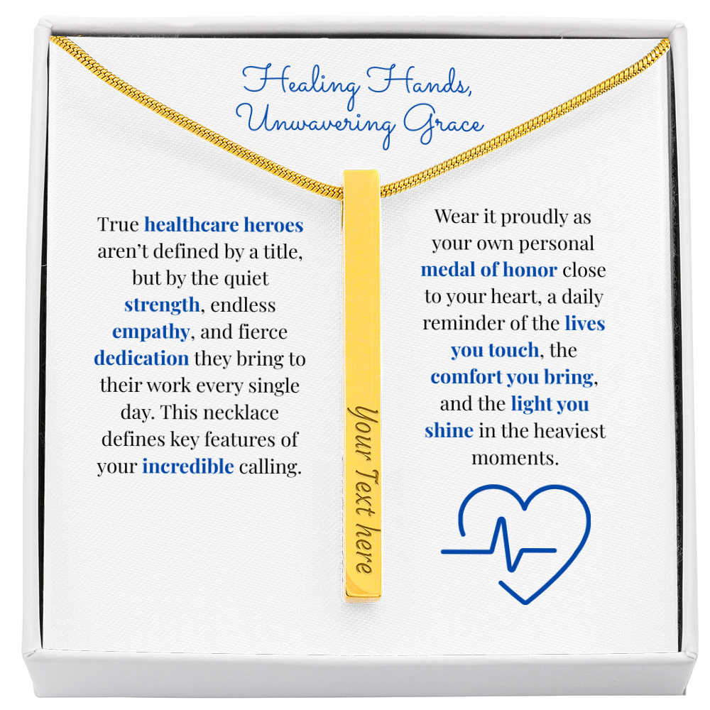 The "Healthcare Hero" Custom 4-Sided Nurse & Doctor Necklace