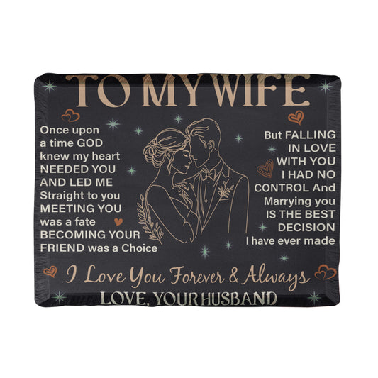 Wife - Once upon a time - Printed Woven Blanket