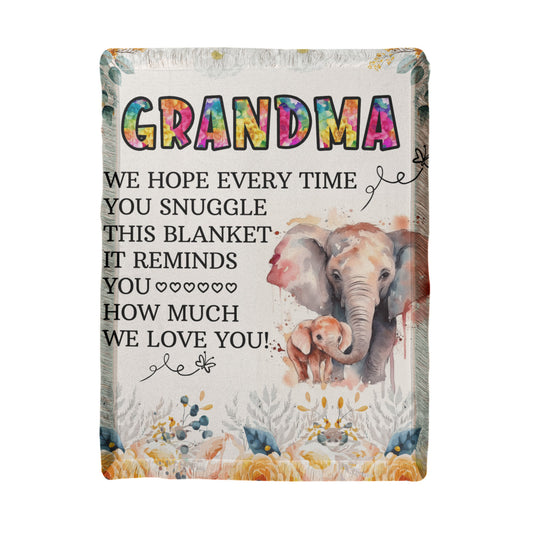 Grandma - We hope - Printed Woven Blanket
